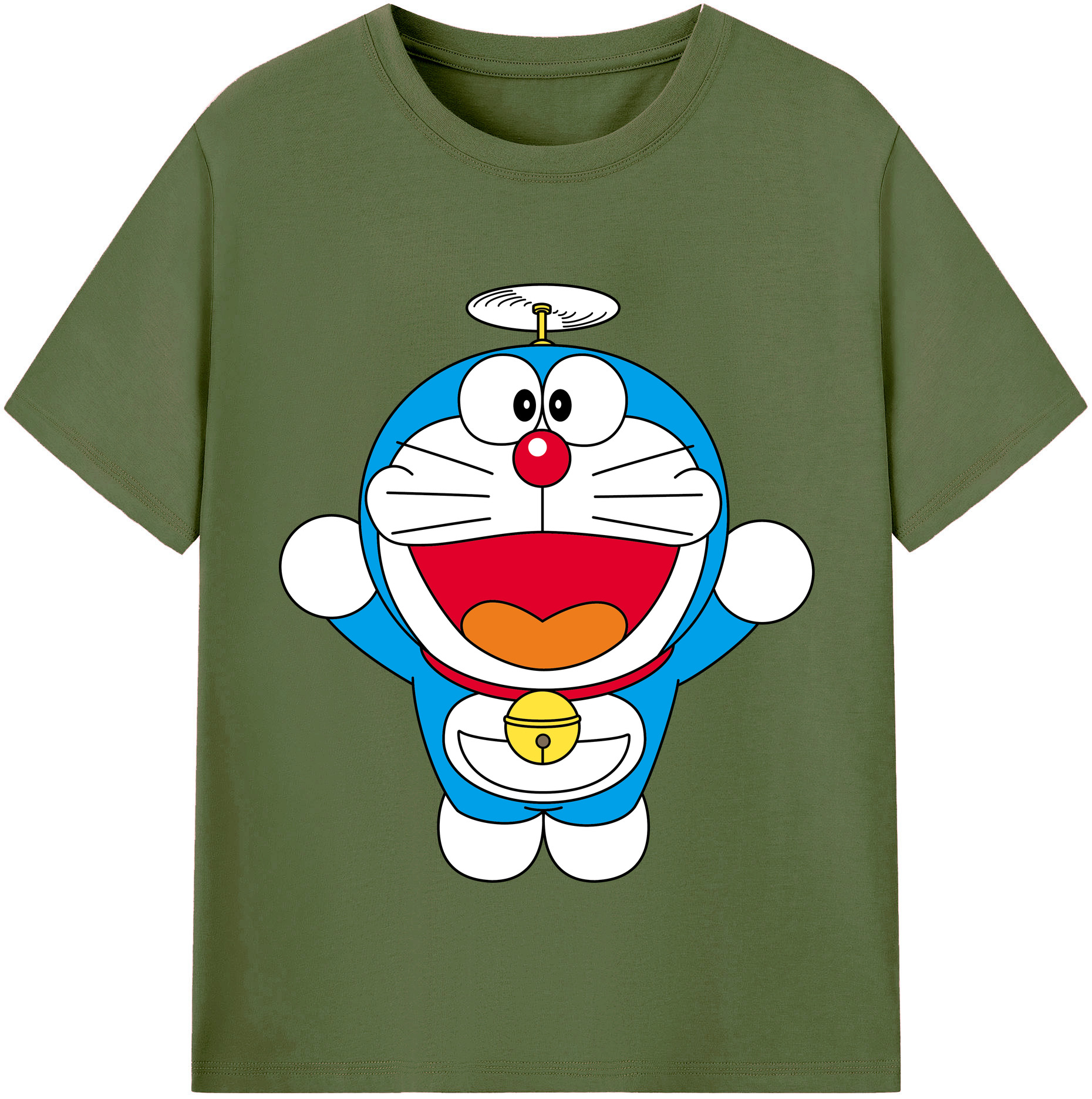 （画像用） ドラえもん Doraemon 綿100％半袖Tシャツ（フロントプリント）